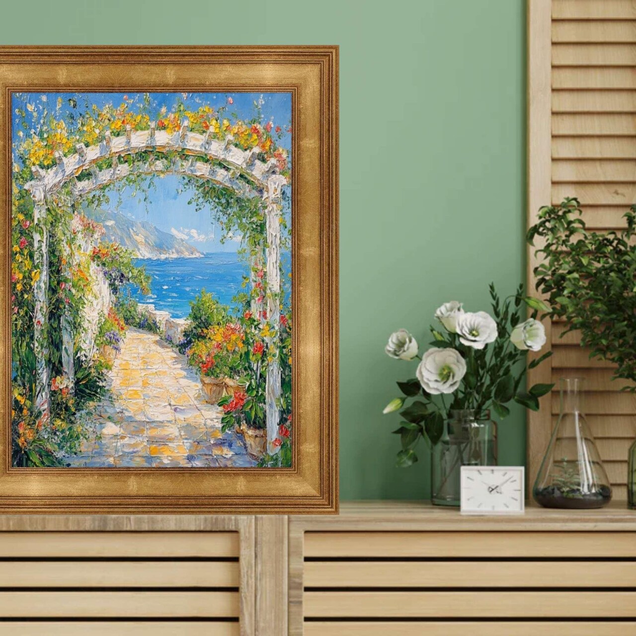 Vintage Gold – 11x14 Antique Gold Leaf Wall Hanging Picture Frame